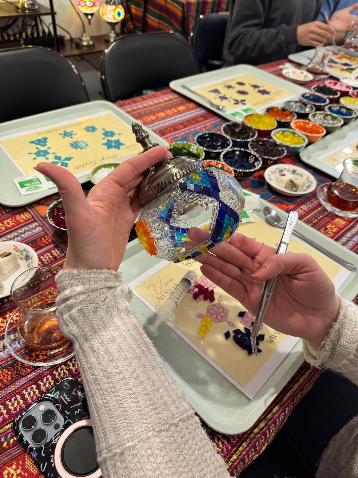 Mosaic Lamp Workshop