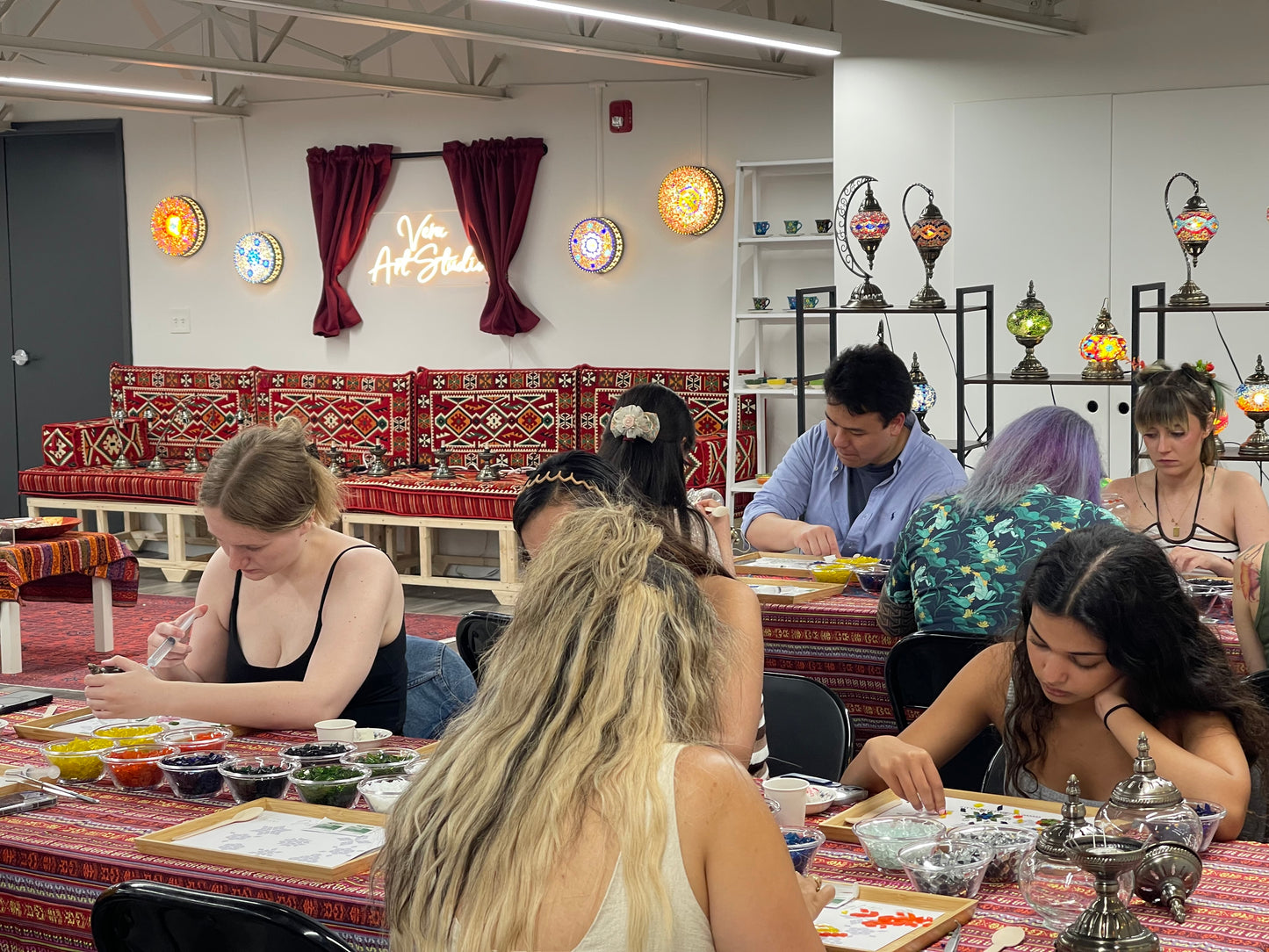 Mosaic Lamp Workshop