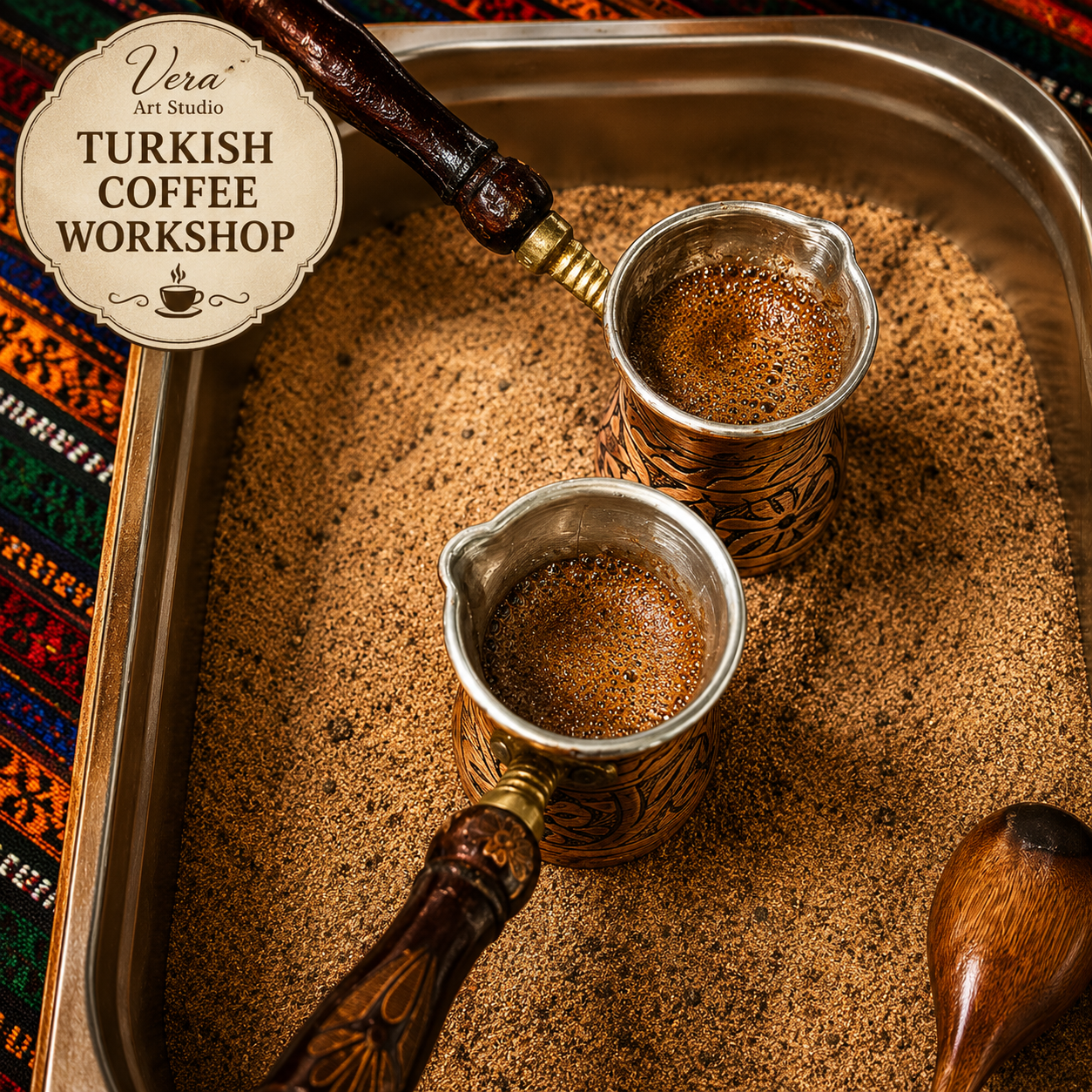 (NEW) Turkish Coffee on Sand Workshop