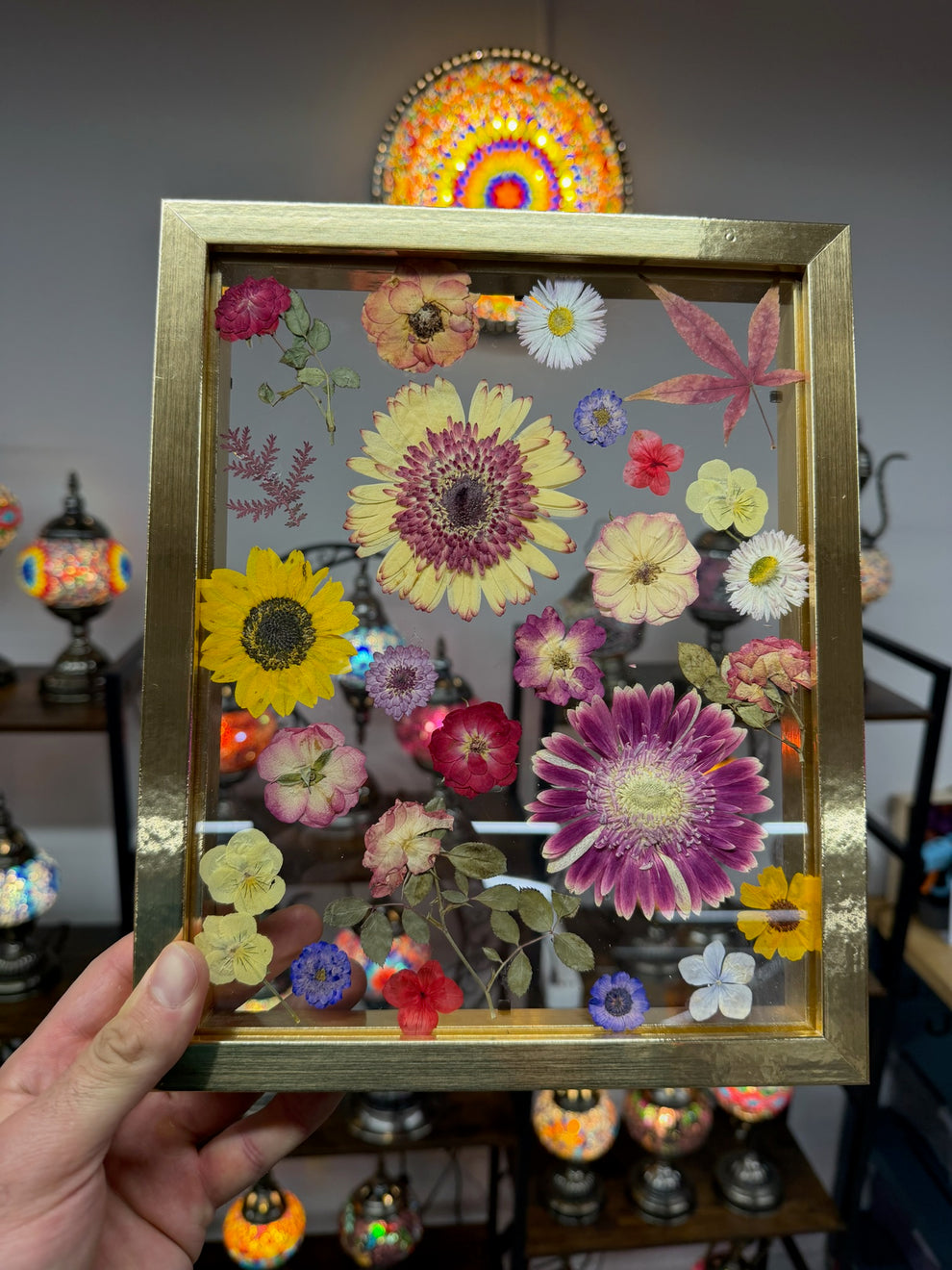 Pressed Flower finished product