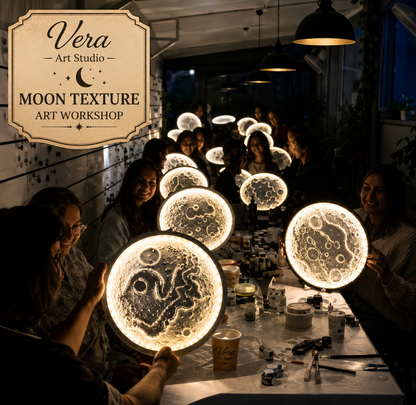 (NEW) Moon Texture Art Workshop