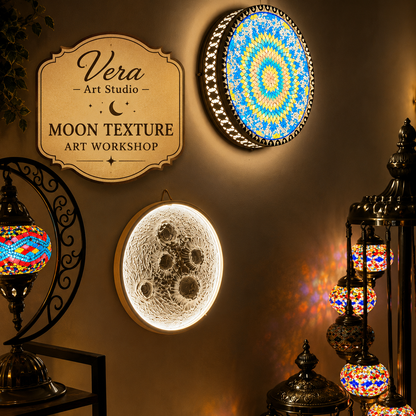 (NEW) Moon Texture Art Workshop