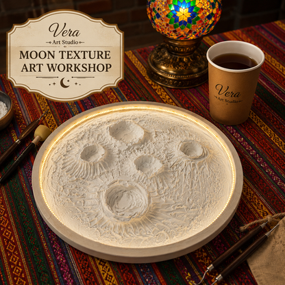 (NEW) Moon Texture Art Workshop