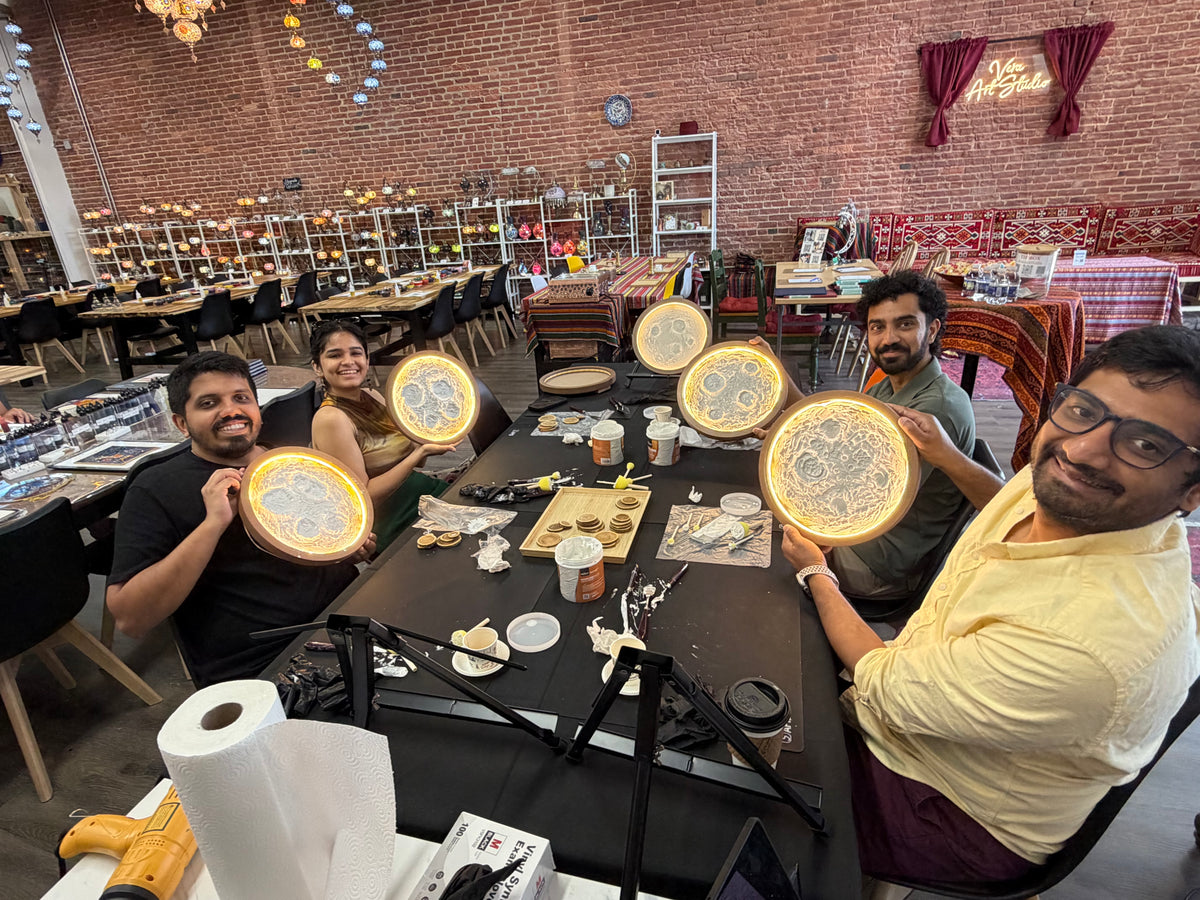 Seattle: Moon Texture Art Workshop