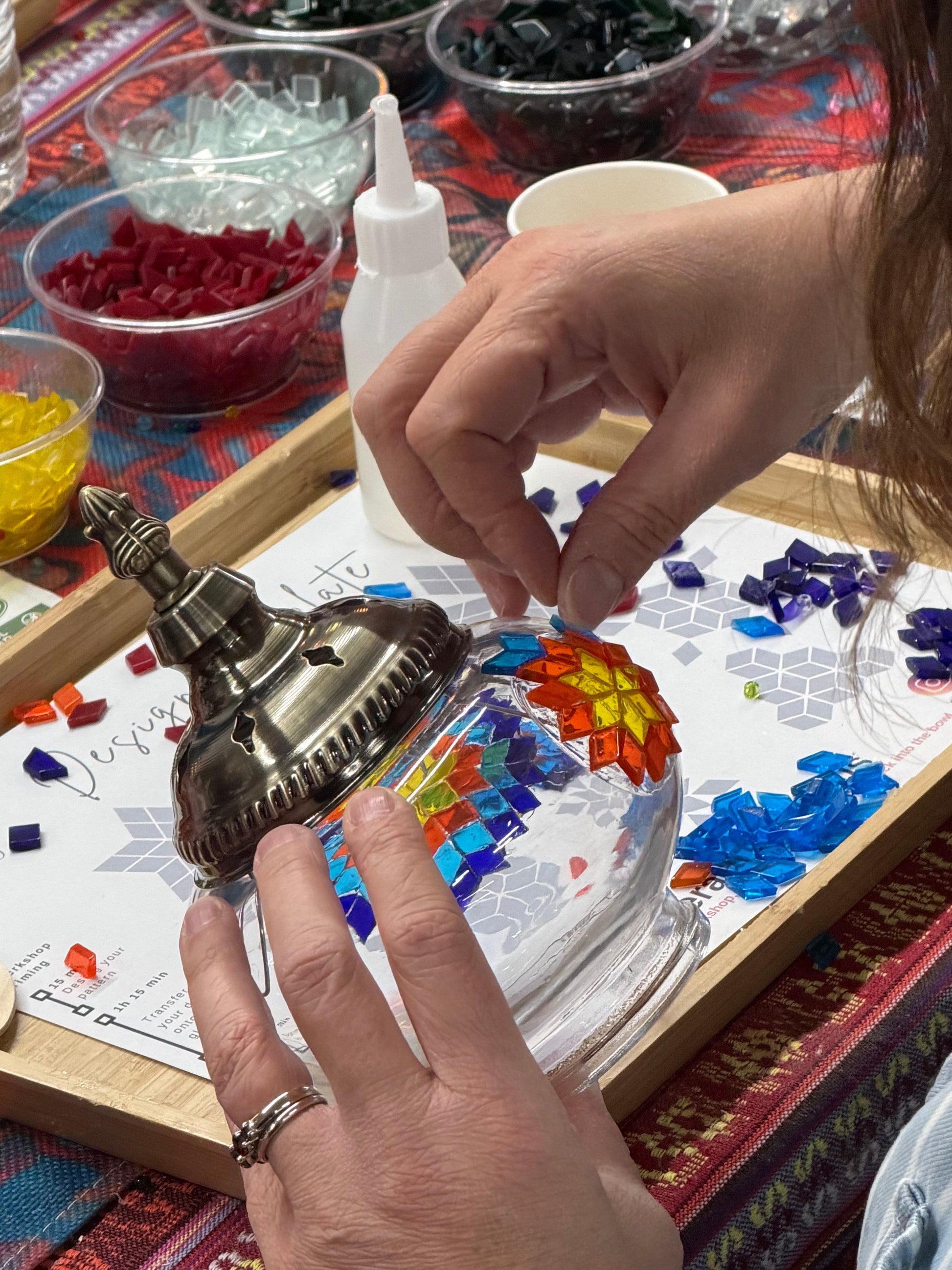 Mosaic Lamp Workshop Vera Art Studio